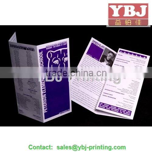 custom printed cosmetic leaflet