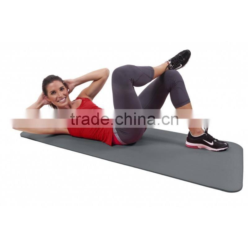 Premium Thick NBR Gym Mat, Fitness Exercise Gym Mat for Yoga and Pilates