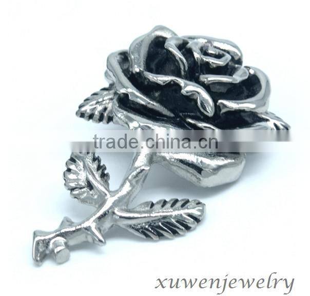 mirror polish enamel stainless steel skull jewelry wholesale