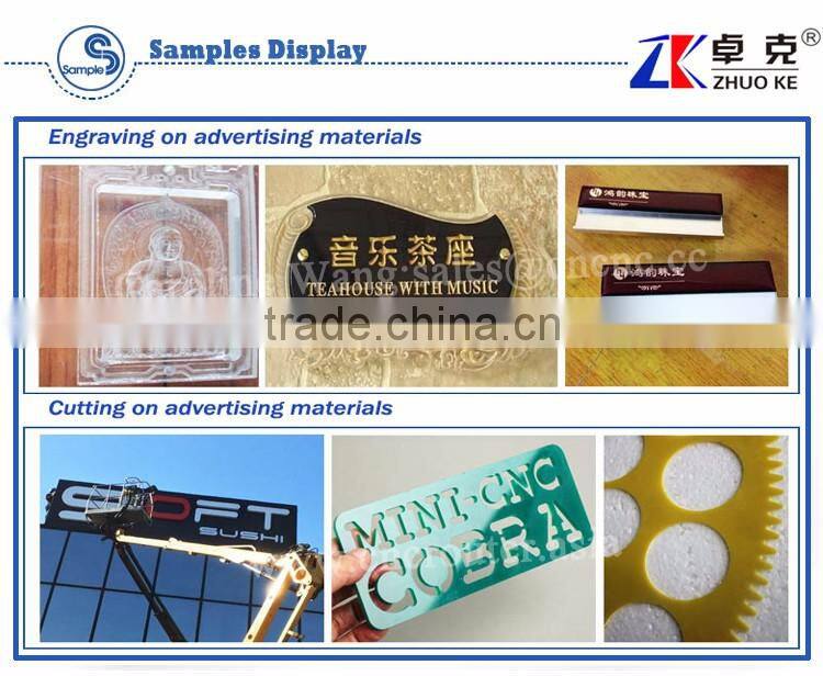 Hot Sale CNC Engraving Machine For Wood Acrylic MDF ZK-6090 With 4 Axis&Vacuum Table&Dust Collector