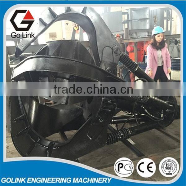 Excavator grapple for scrap or stones hydraulic scrap grab