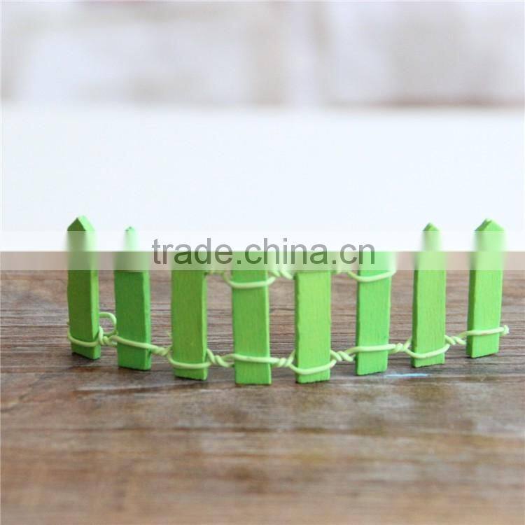 462698 Gifts & Crafts Resin Crafts Fence Micro Landscape Resin Ornament Of Fence Decorations For Bonsai Plants