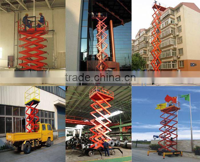 300kg hydraulic mobile elevating work platforms