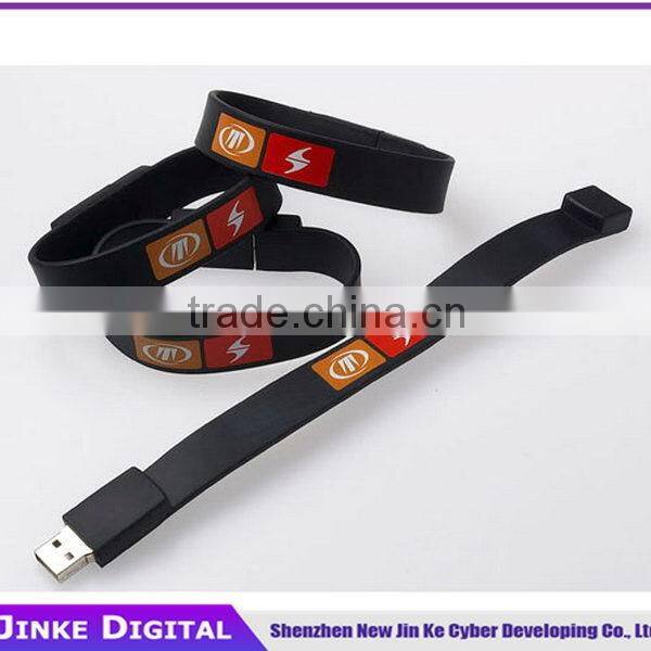 In stock usb flash drive bracelet usb drive 64GB