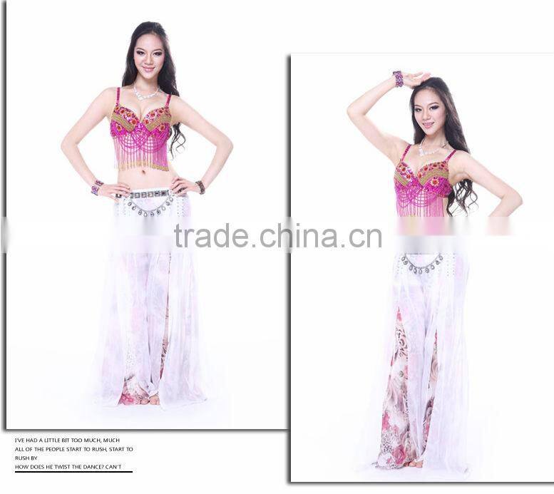 Silk Nice Expansion Beautiful Comfortable Belly Dance Skirt Pants(2131)