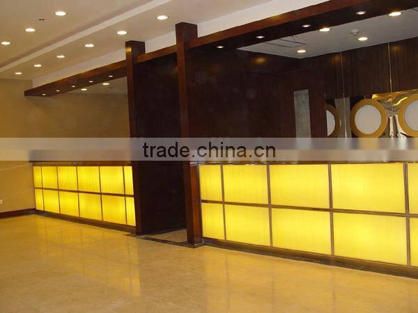 Hot Sale Backlit Artificial Stone polymer countertops