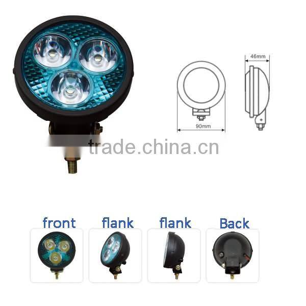 superior quality cheap Espistar LED round 9w led work light led tube light for truck