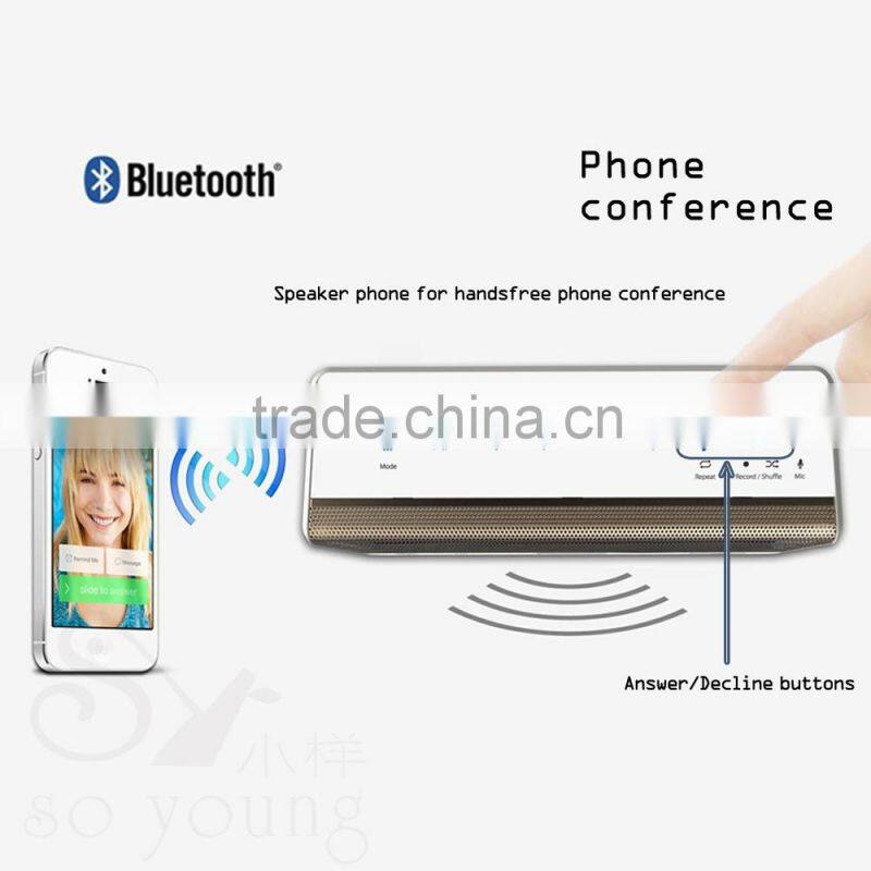 SHABA VS-33 Luxury-Portable HiFi Wireless Bluetooth Speaker Powerful Sound FM/NFC/Handsfree/Mic