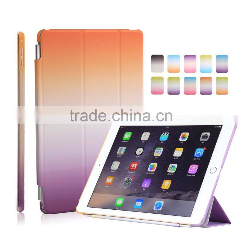 Factory Price Rainbow Color Fancy New Smart Case For Ipad Pro 9.7