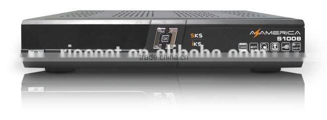 Receptor az america s1008 original IKS+SKS+IPTV+3D nagra3 azbox titan decoder for south america factory price