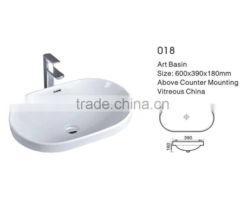 Ceramic Molded Wash Basin Counter Sink