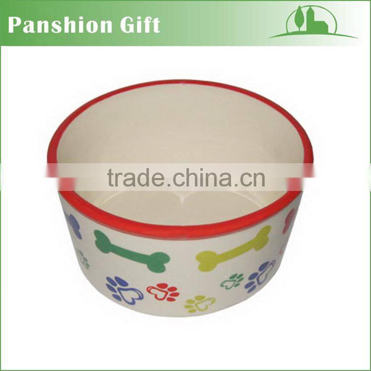 Cute ceramic pet salad bowl