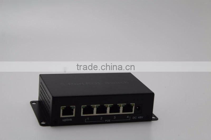 5 port VLAN POE switch with 4 poe for dahua hik CCTV security IP camera POE