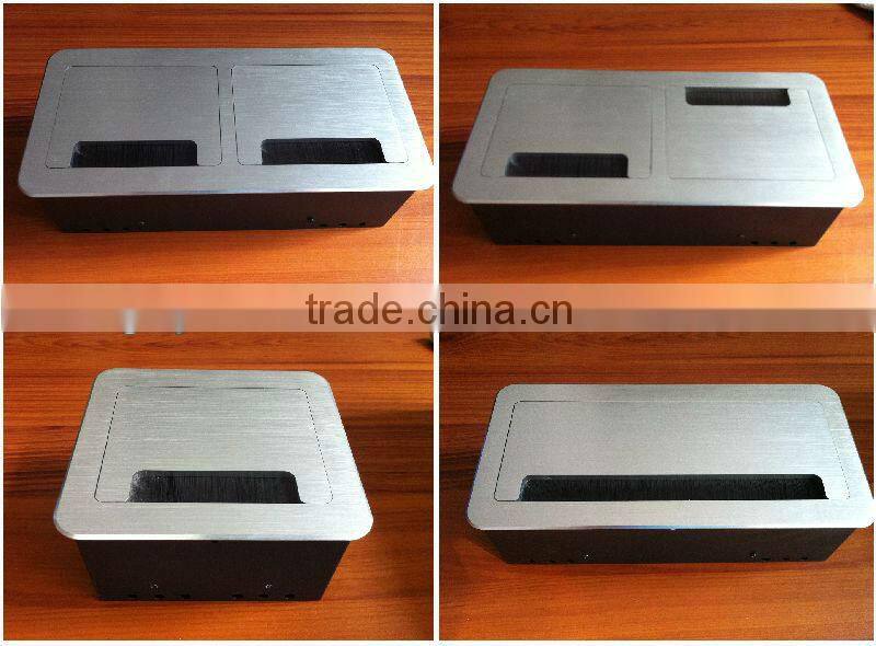 table outlet boxes 2 power+2 network+1 VGA+2 audio
