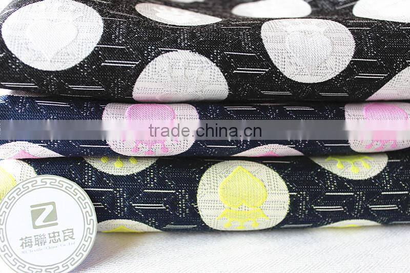 Crisp stiffness thick jacquard dress fabric, jacquard suit fabric, jacquard fashion fabric