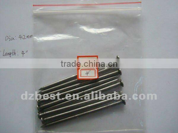 2.5 inch common nail with round head for building material