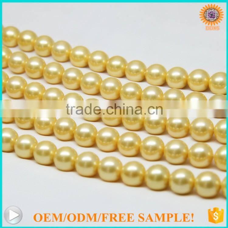 Good quality loose real mother of pearl strand