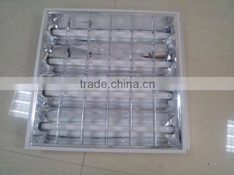 60*60cm t8 fluorescent grille ceiling light fixture