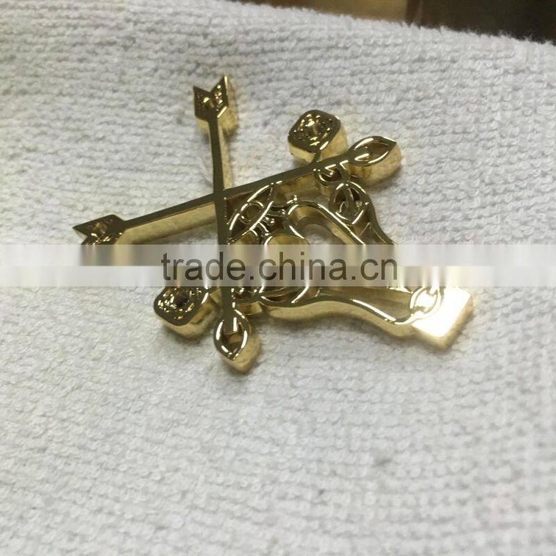 Shenzhen metal electroplating factory to provide stainless steel zinc alloy aluminum vacuum plating IP gold processing