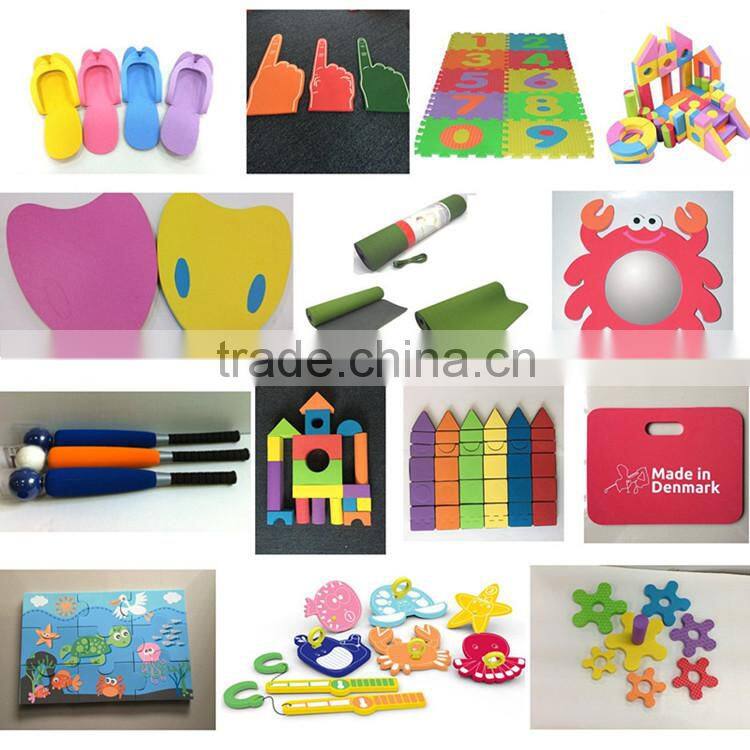 Melors non toxic soft multi color eva foam block toy new 2015/children plastic building blocks organizer