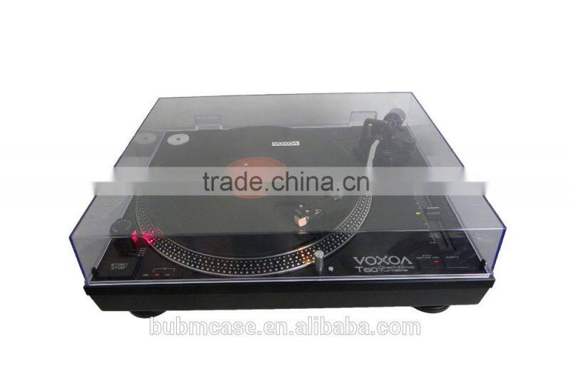 VOXOA T60 dj equipment direct drive detachable head shell Turntable DJ vinyl turntable with dust cover
