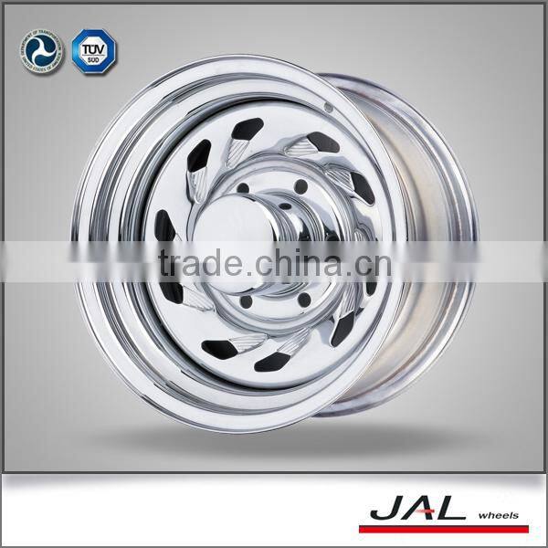 15x8 steel wheel spoke chrome