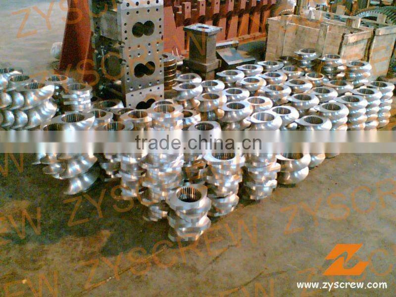 Twin screw extruder segment barrel/sectional barrel