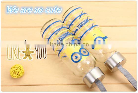 500ml 300ml heat-resistant glass thermos bottle outdoor WB087R