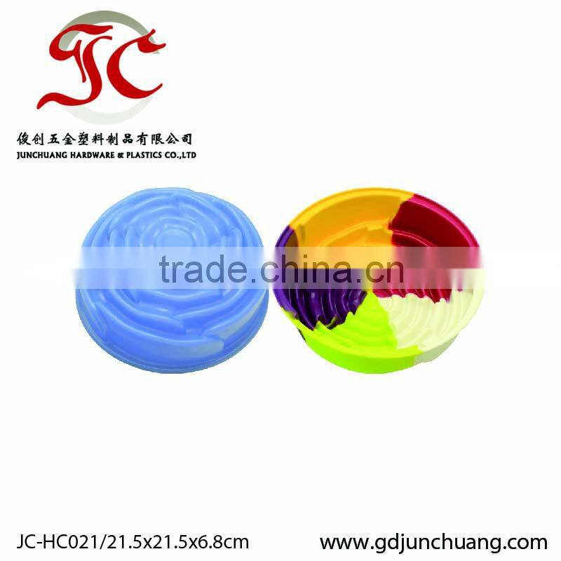 Eco-friendly rose shape silicone cake mould
