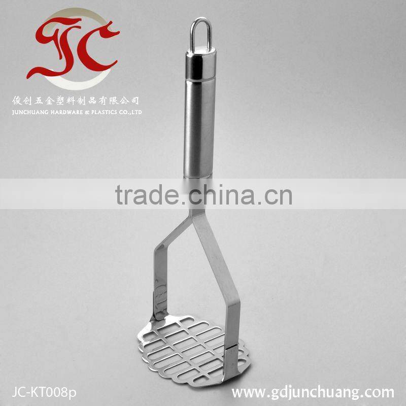S/Steel handle multi potato masher for kitchenware