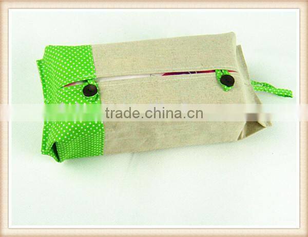 Creative home fabric cotton and linen tissue box