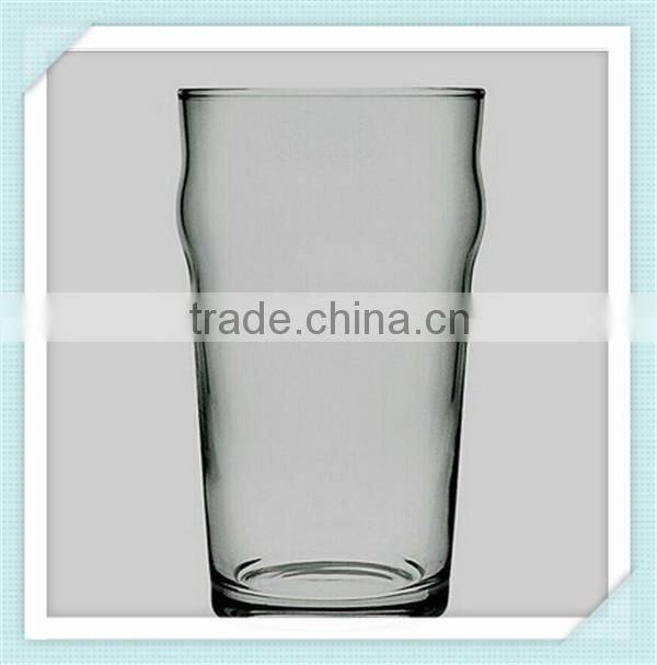 2016 Unique design beer pint glass 450ml beer glass cup for sale