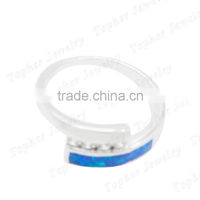 Manufacturer Wholesale Latest Designs simple design ring with cz