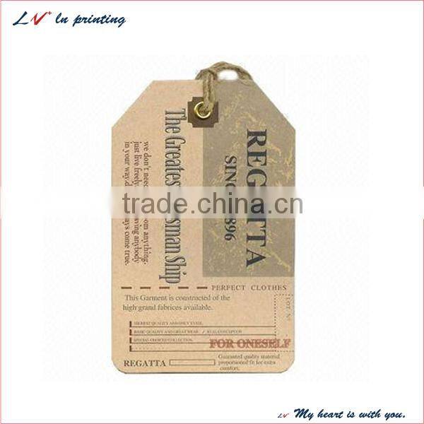 high quality hang tag for clothing for sale in shanghai
