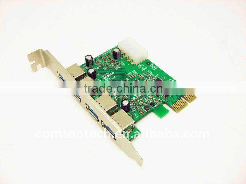 USB3.0 PCI Express Converter Card,4 port usb3.0 card