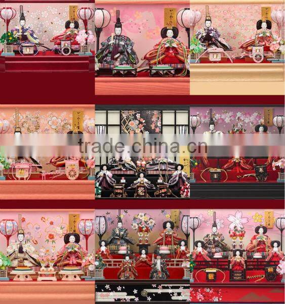 Unique mini doll Hina / Gogatsu Ningyo at reasonable prices , case available