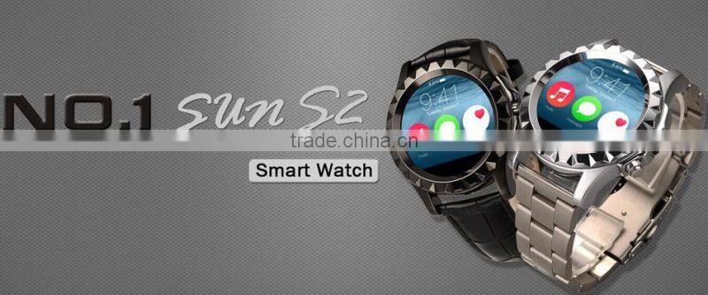 NO.1 S2 IP67 Bluetooth Smart Watch MTK6260 1.33 IPS smart watch perfect compatible with IOS&andriod system for android phone