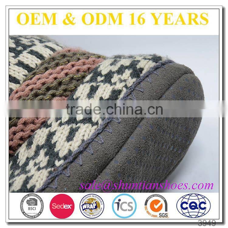 long cashmere knitted women boots