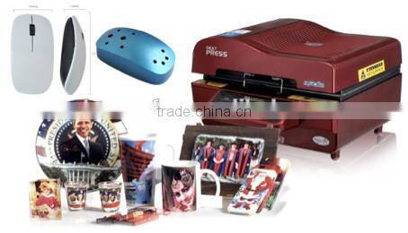 Printable colored 3D sublimation wired mouse for 3D Vacuum heat transfer printing