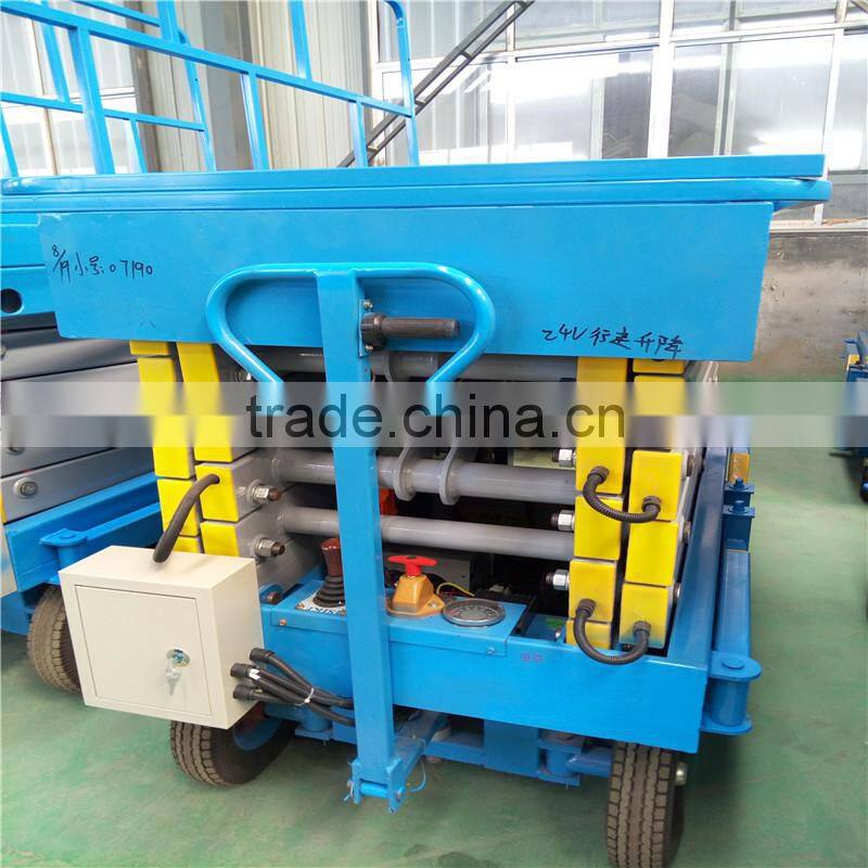 Man scissor lift electric scaffold platforms /mobile scissor lift