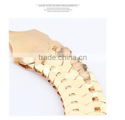 Top Quality Gold Silver Plated Chunky Pendant Statement Necklace Women Necklaces & Pendants Fashion Necklaces for Women 2014