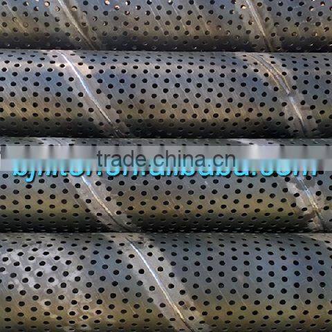 china manufacturer building material galvanized spiral perforated pipe