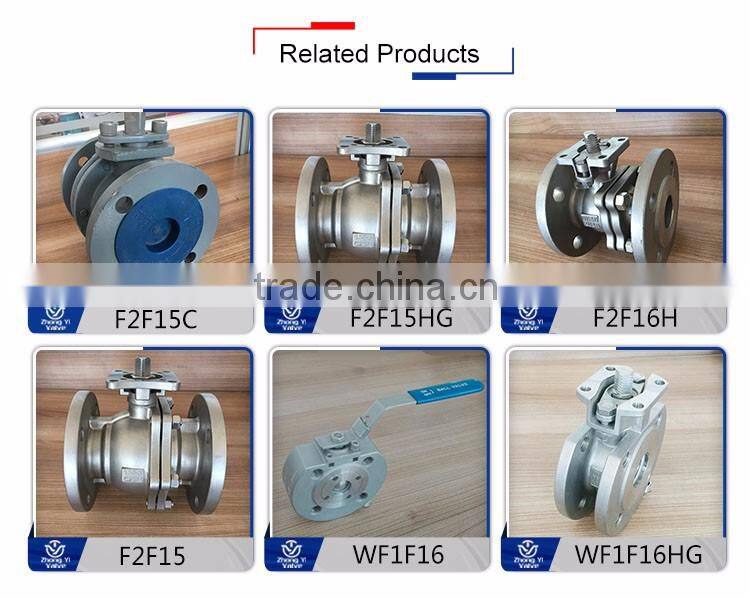 OEM Chinese factory patent electric actuator control flanged ball valve with long handle
