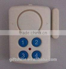 Key pad code controlled door alarm with CE/RoHs