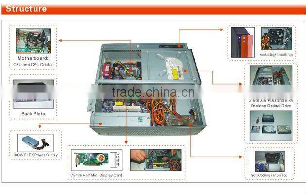 mini atx computer case/mini computer case/pc case