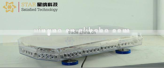 Hot selling amber police strobe led warning alarm mini led lightbar TBD-558