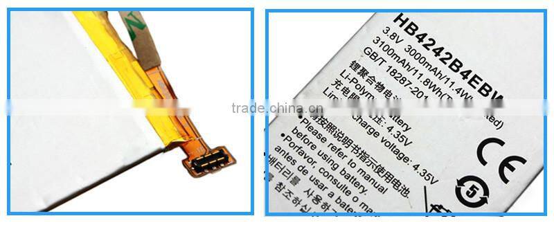 2016 Factory mobile phone battery for huawei honor 6 HB4242B4EBW