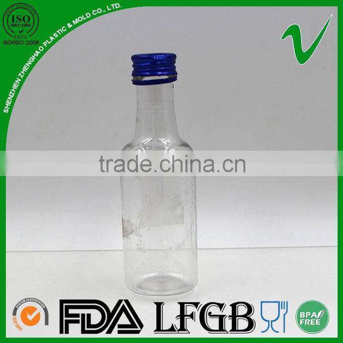 60ml wine packaging empty custom PET bottles supplier in Shenzhen