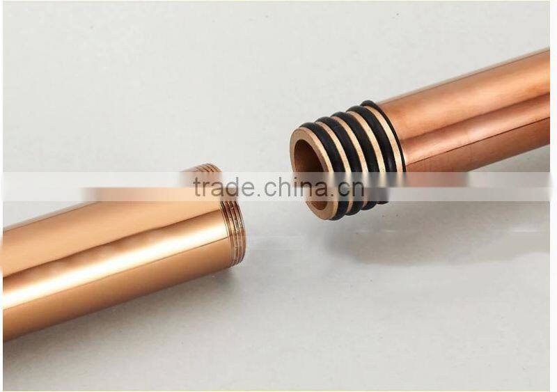 guangdong gold shower mixer faucet, full brass shower tap, big head shower hot and cold water