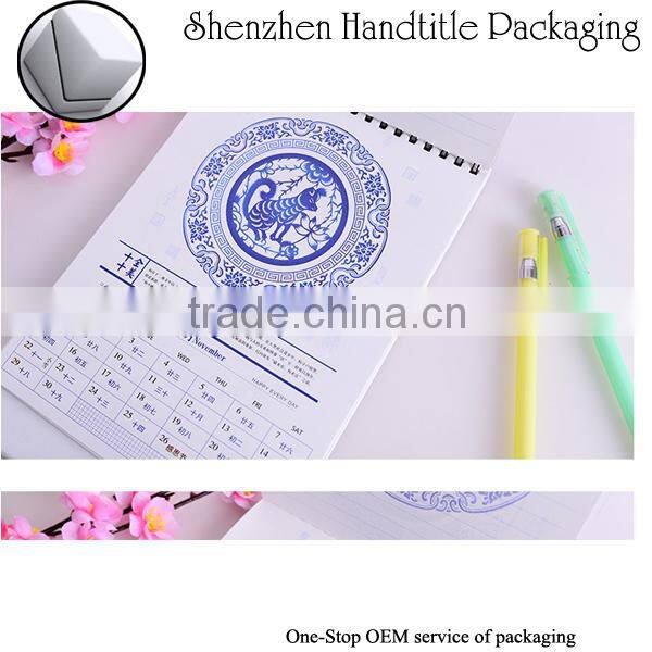 Wholesale Custom Planner Daily Desk Calendar Printing fashion design